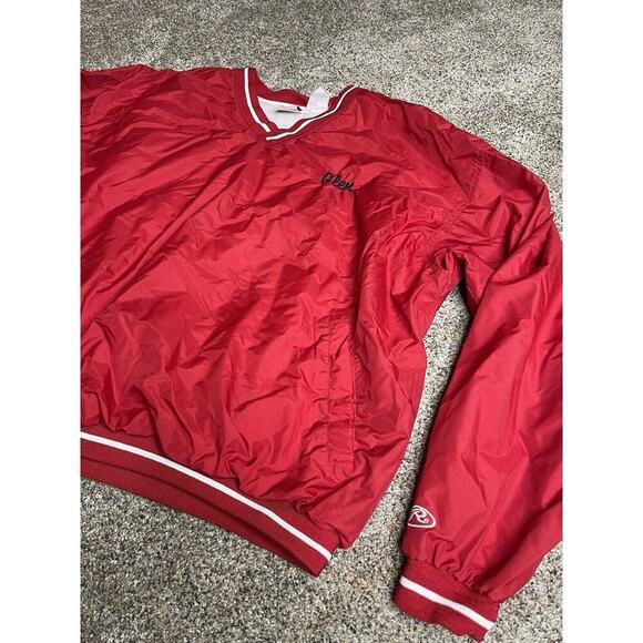 Vintage 90s Rawlings ‘Fireballs’ Pullover Windbreaker Lined Jacket Mens 2XL - Picture 6 of 9